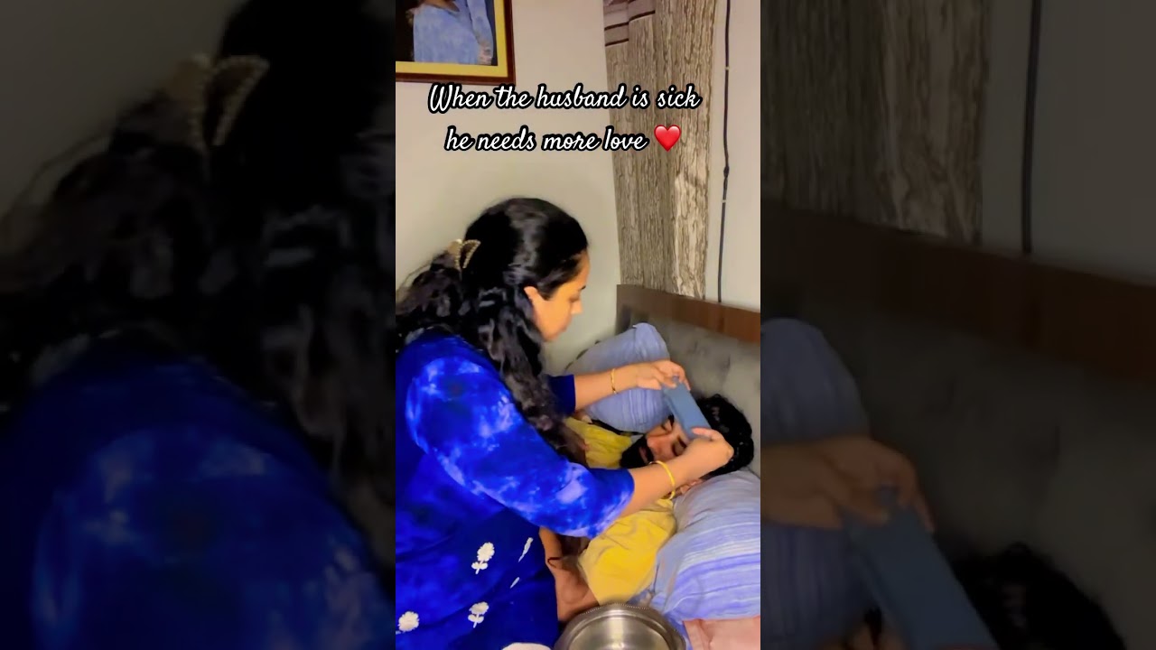husband got fever 🥵 #ytshorts #husabandwife #love #caring #trend #relatable #fever #subscribe