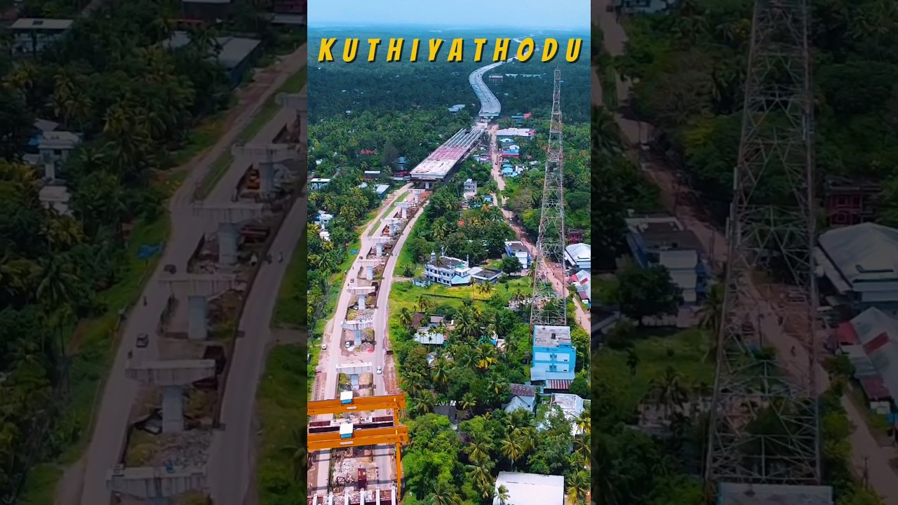 Nh66 Alappuzha Kuthiyathodu Aroor Thuravoor elivated Highway construction #youtubeshorts