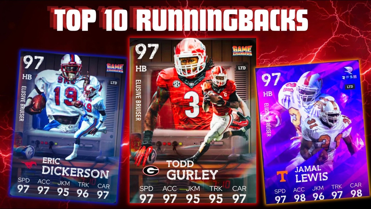 Top 10 RUNNING BACKS in College Football 26