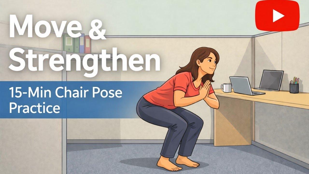 Move & Strengthen | 15-Min Chair Pose Practice
