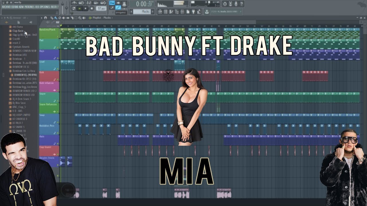 MIA - BAD BUNNY FT DRAKE  FLP // FL STUDIO !