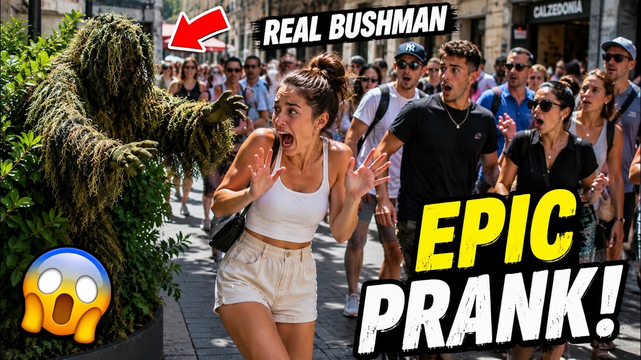 Bushman Prank on Public 😂 | Scary Bush Prank Gone Wrong | Funny Reactions