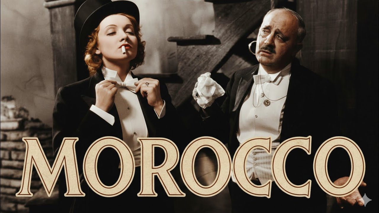 Morocco (1930) | Classic Marlene Dietrich Film | Full Movie | Zenova Studios