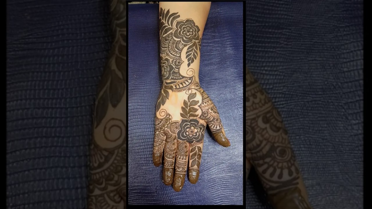 Never skip this beautiful mehandi design || Saniya's mehandi world Live Stream