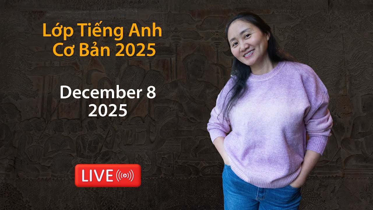Study Basic English with TK - December 8, 2025 (Phone Version📱