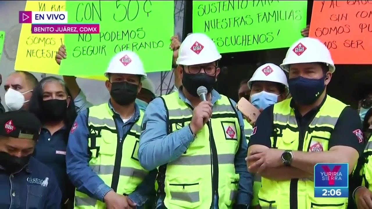 Gaseros de la CDMX llaman a paro indefinido | Noticias con Yuriria Sierra