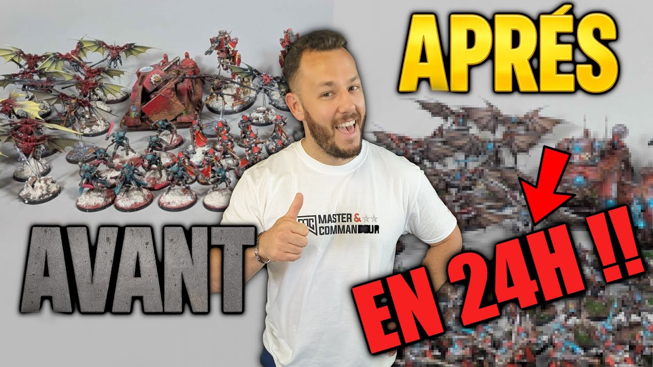 Défi peinture! 24 heures Pour retaper mon armée 40K (Adeptus mechanicus)