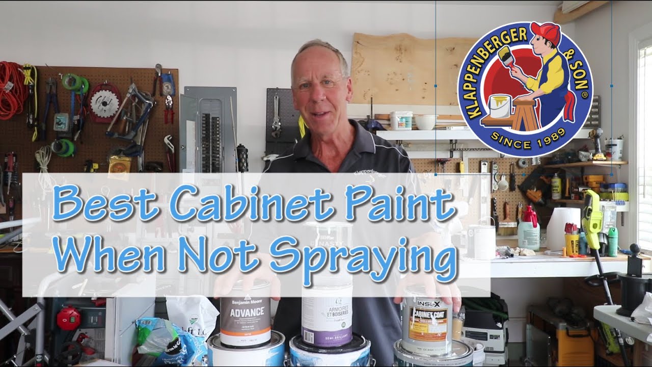 Painting Kitchenn cabinets without spraying