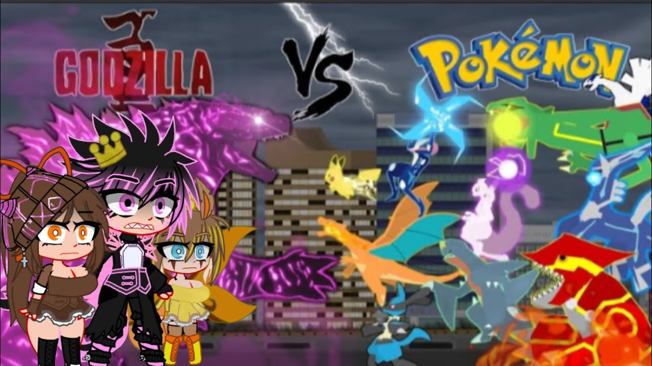 Kaijus reagir Evolved Godzilla vs Pokémon 
