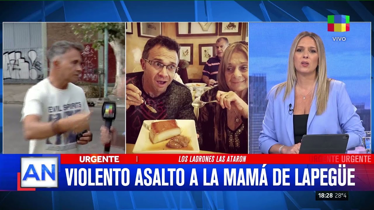 🔴 VIOLENTO ASALTO A LA MAMÁ DE SERGIO LAPEGÜE