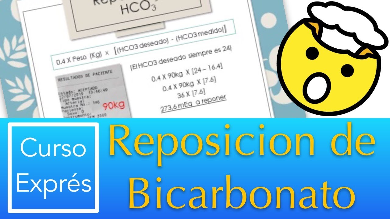 Reposición de bicarbonato FACIL !!!