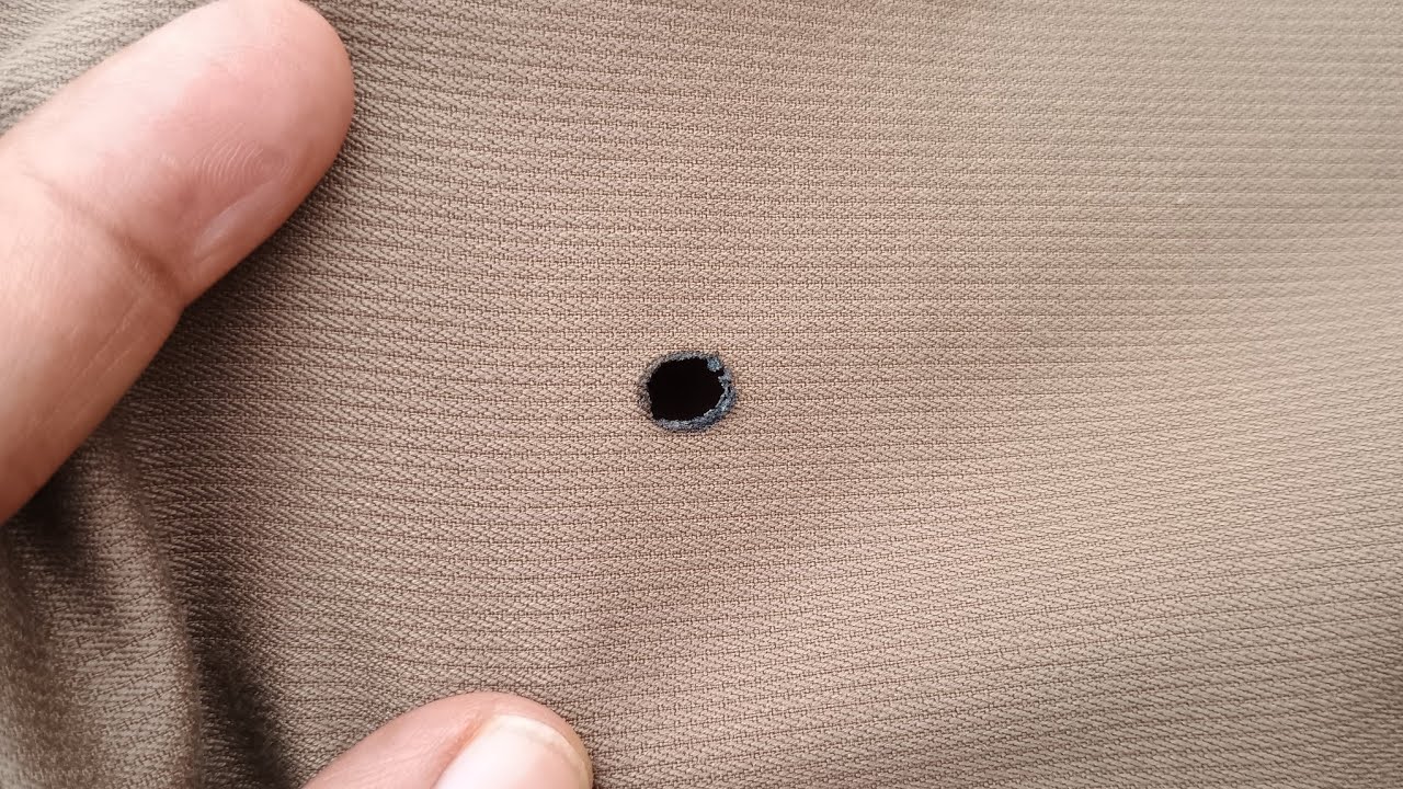 DIY Pants Repair | Fix Cigarette Burn Holes at Home 