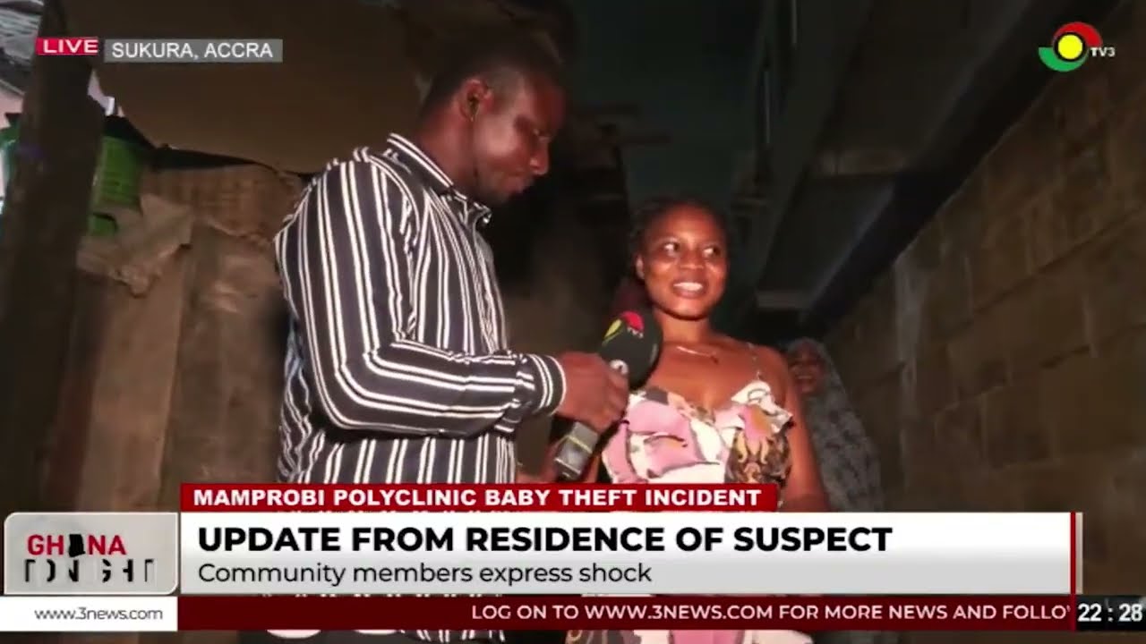 Update from Mamprobi 'Baby Theft' Suspect's Residence as community members express shock