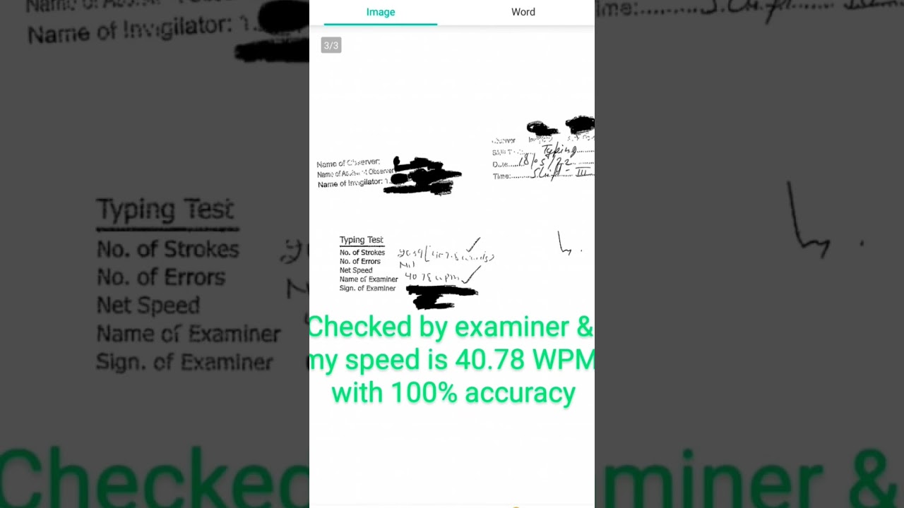 my dsssb🤞 jr.clerk typing test speed 40 WPM with 100% accuracy 🤞 in exam || RTI reply received ||
