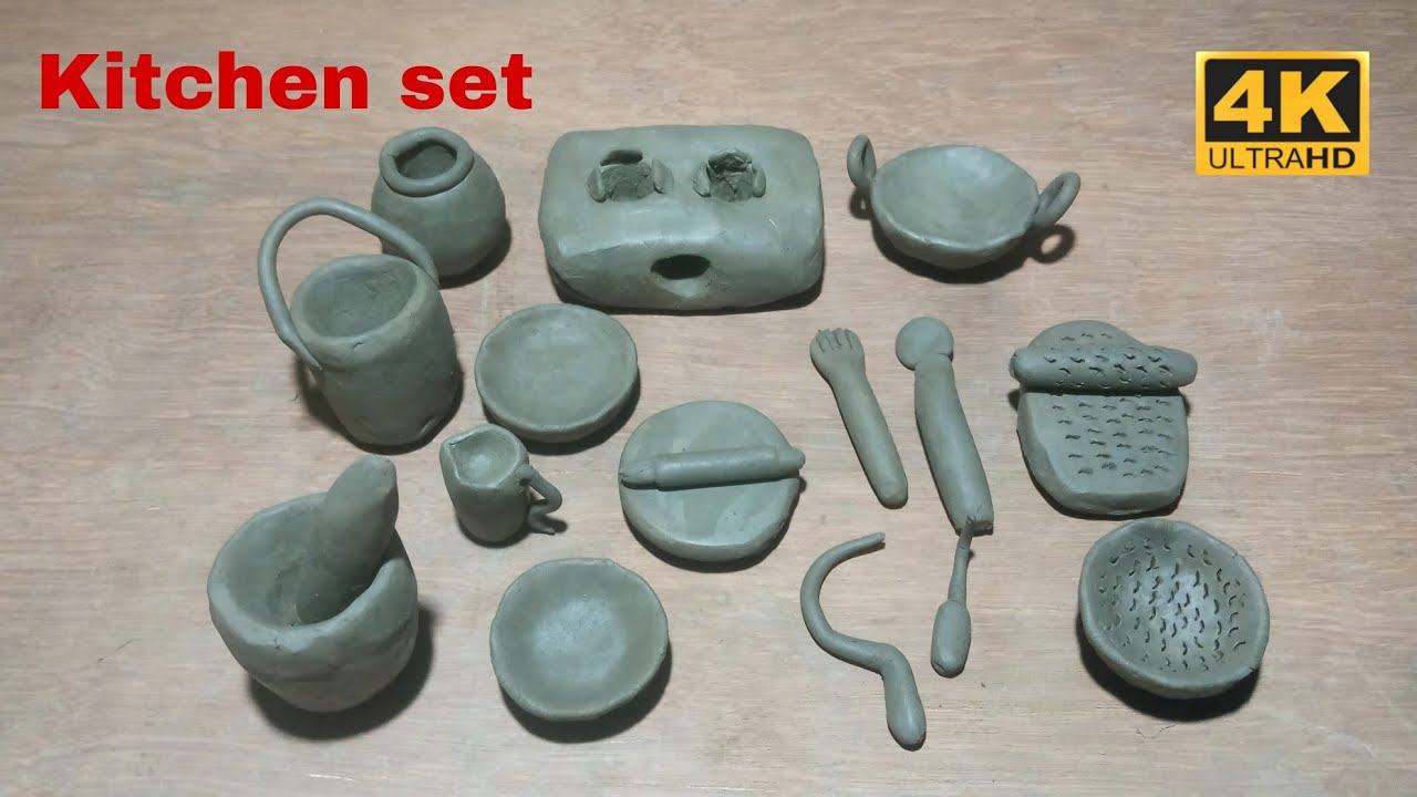 miniature kitchen set video |मिट्टी का बर्तन बनाने विडियो