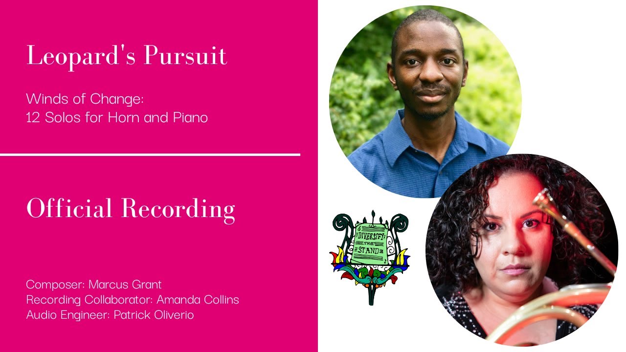 Leopard's Pursuit, for Horn and Piano, by Marcus Grant