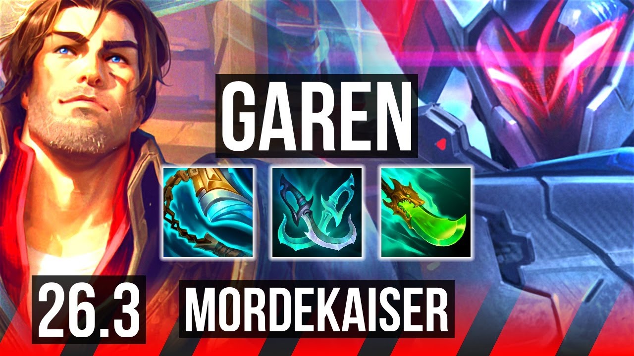 GAREN vs MORDEKAISER (TOP) | EUW Diamond | 26.3