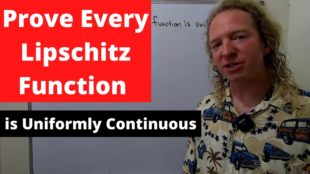 Every Lipschitz Function is Uniformly Continuous Proof