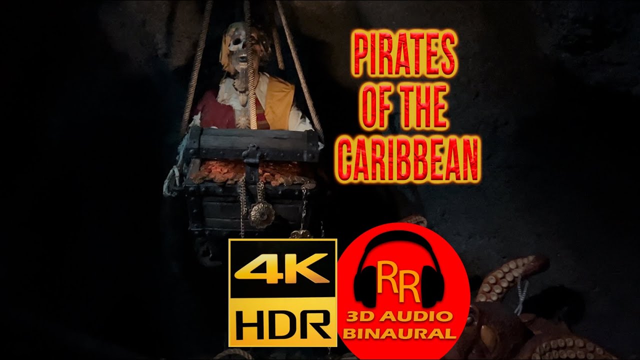 Pirates of the Caribbean at Disneyland in 4K HDR