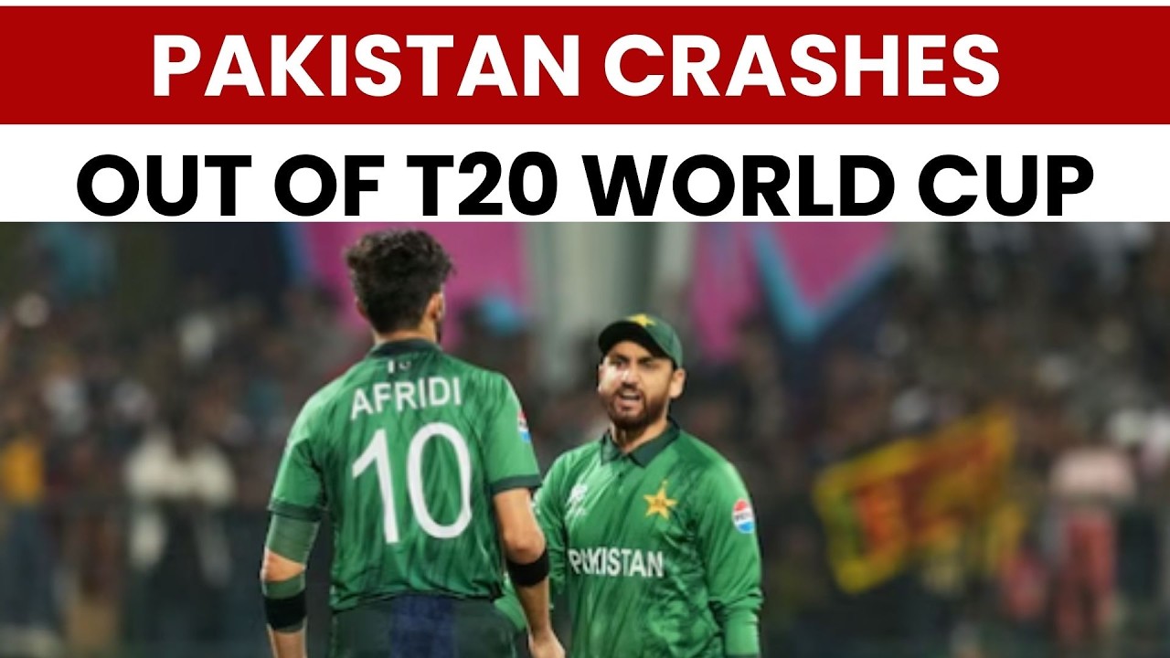 Pakistan Knocked Out Of World Cup 2026 Despite Win Over Sri Lanka | Cricket | World Cup