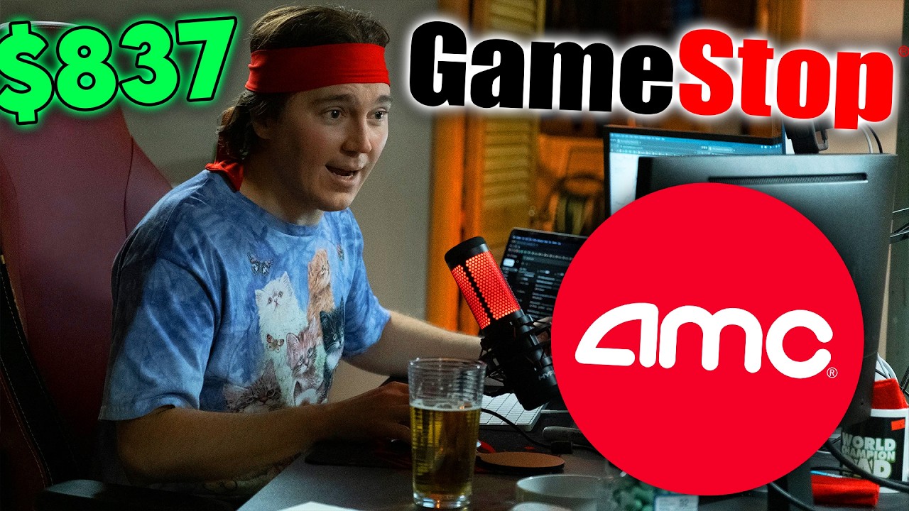 Спад в GameStop будет огромным... Рост акций AMC и GME уже близок!!