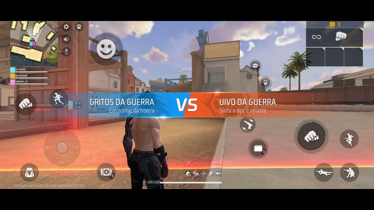 Tentando pegar gelo no free fire de 100 partidas jogadas