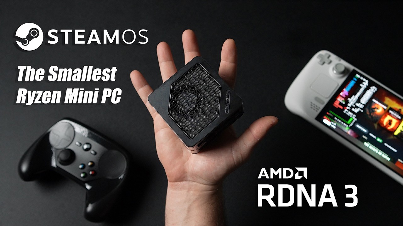 SteamOS on the Smallest Ryzen Powered Mini PC Is Crazy!