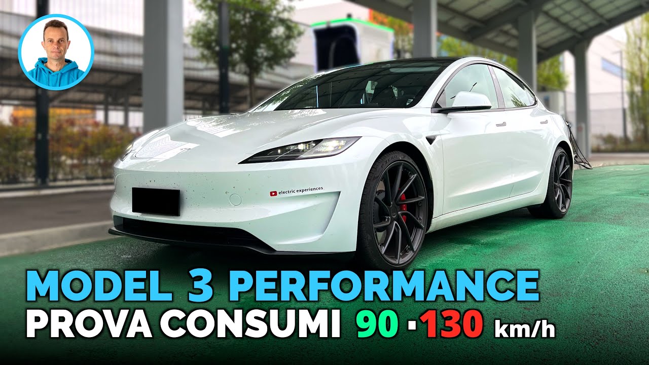 Tesla Model 3 PERFORMANCE ! Prova CONSUMI REALI #kilowattata