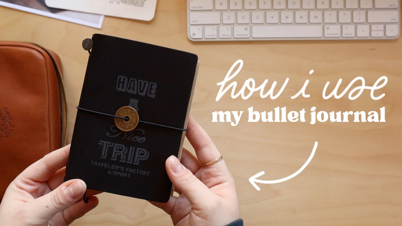 как я использую свой паспорт Bullet Journal ✸ Настройка блокнота для путешественников на паспорт ...