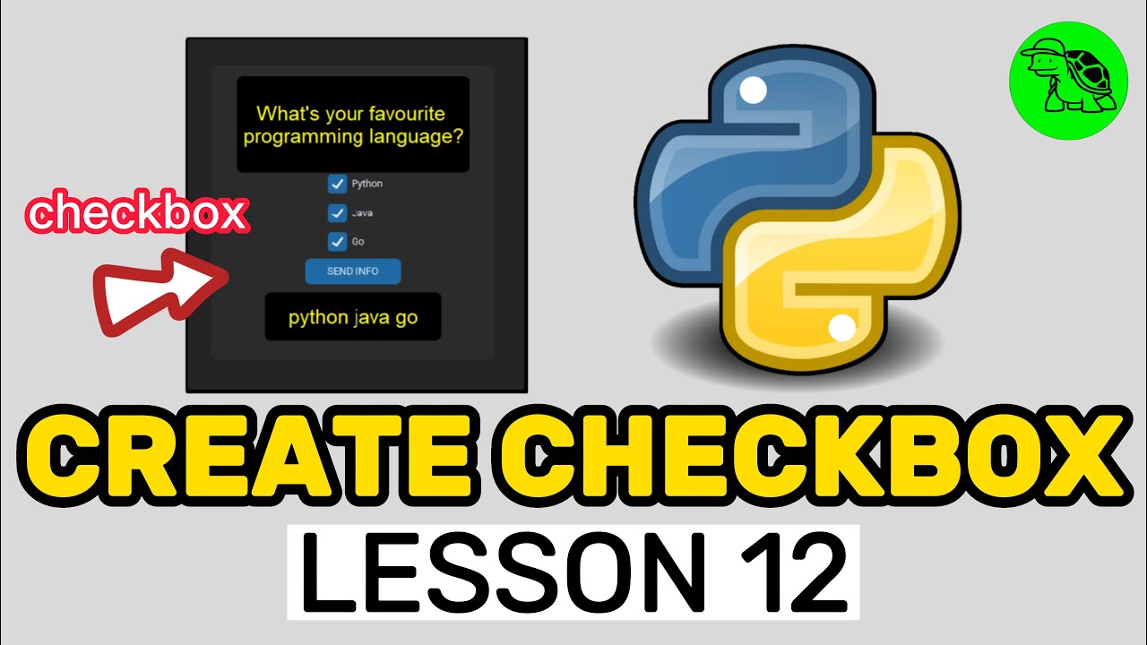 How To Create Checkbox? - Python Customtkinter Lesson 12