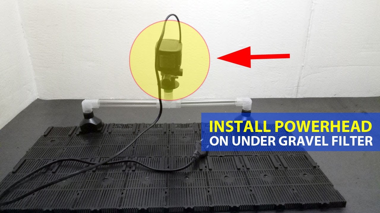 Setting Up Undergravel Filter Using Submersible Powerheads