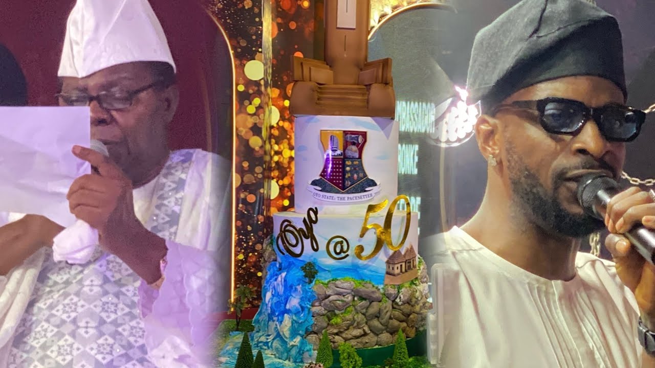 SEE HOW EVANG EBENEZER OBEY AND 9ICE SHARED THE STAGE AT OYO AT 50 CELEBRATION 
