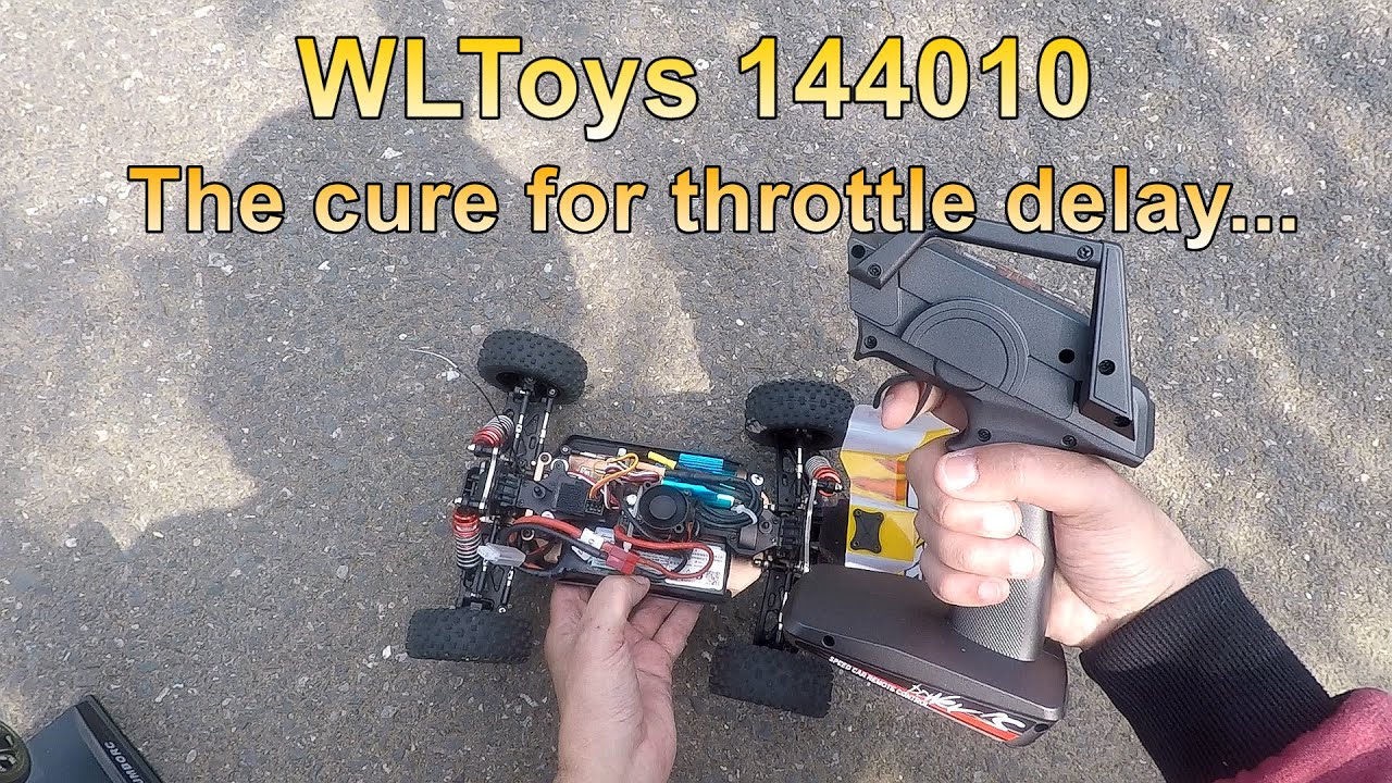 WLToys 144010: the cure for throttle delay.
