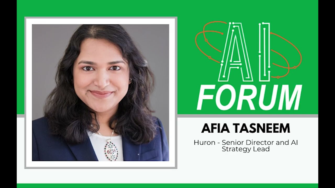 UND AI Forum - Afia Tasneem | How to Design a Cohesive and Practical Institution-Wide AI Strategy