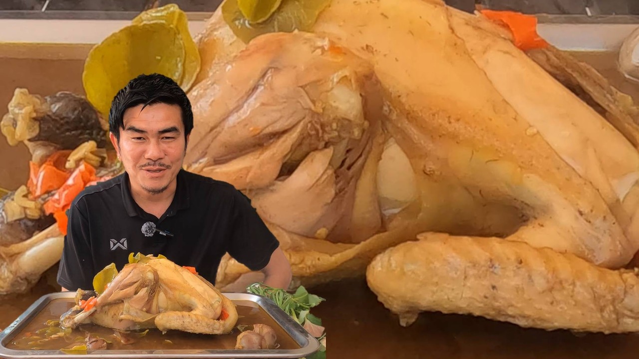 #1325.ไก่บ้านใต้น้ำทั้งตัว นัวๆ แซ่บกว่าสุเทื่อ