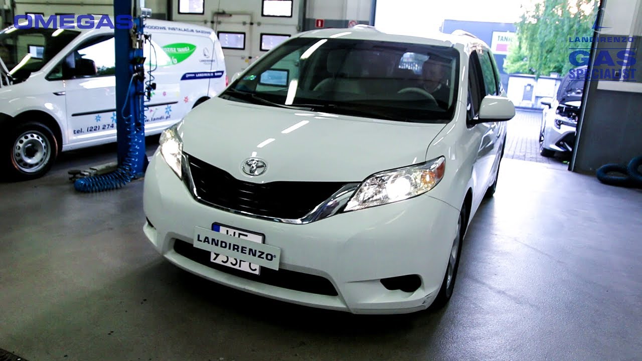 Montaż LPG: Toyota Sienna 3.5 266KM (196kW), Landirenzo Omegas 3.0