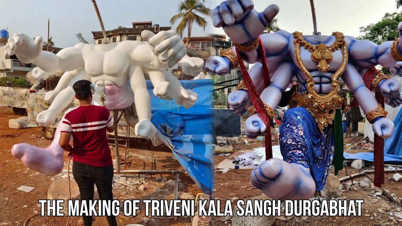 The Making Of Triveni Kala Sangh Durgabhat Shigmoustav Float 2023