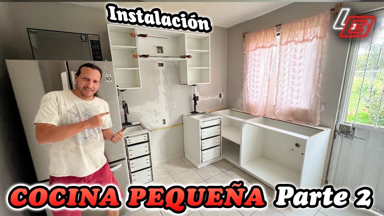 🧑🏽‍🍳Cómo hacer una COCINA integral pequeña PASO a PASO || Parte 2