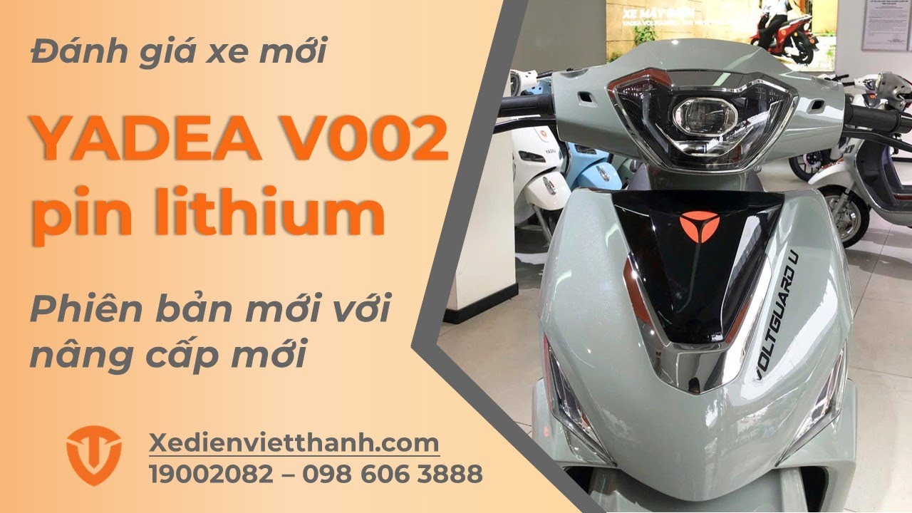 Đánh Giá Chi Tiết Xe Máy Điện Yadea V002 U (Pin Lithium) – Đối Thủ Đáng Gờm Trong Phân Khúc!