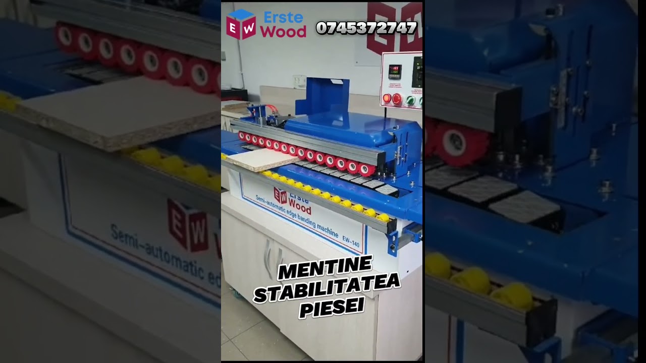 Masina semiautomata de aplicat cant ABS EW-140