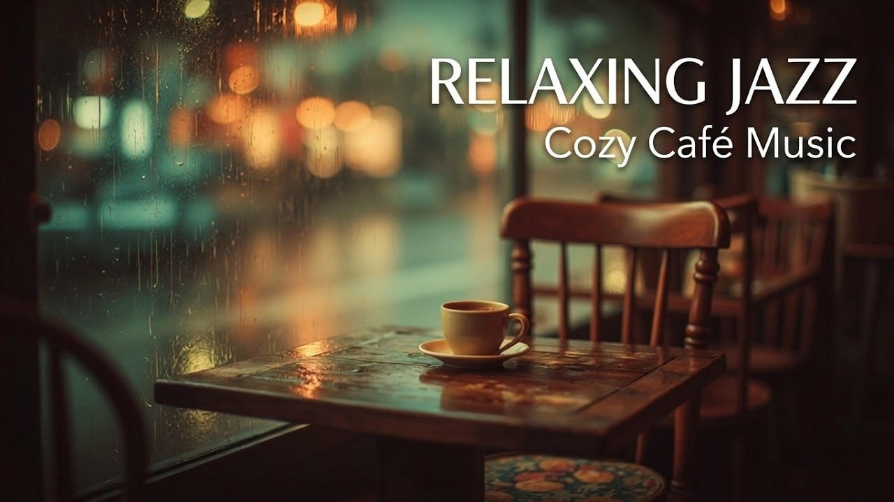Уютная атмосфера кофейни | Расслабляющий джаз - мягкая гитара для сна и учебы