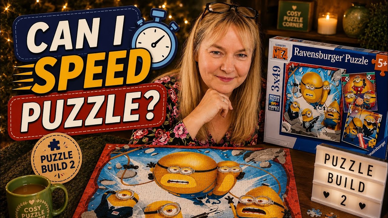Speed-Build Challenge ⏰ Minions Puzzle in Half the Time! 🧩 