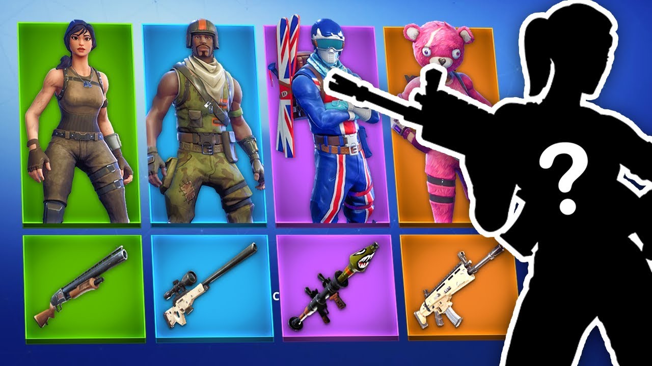 RANDOM SKIN CHALLENGE in Fortnite Battle Royale