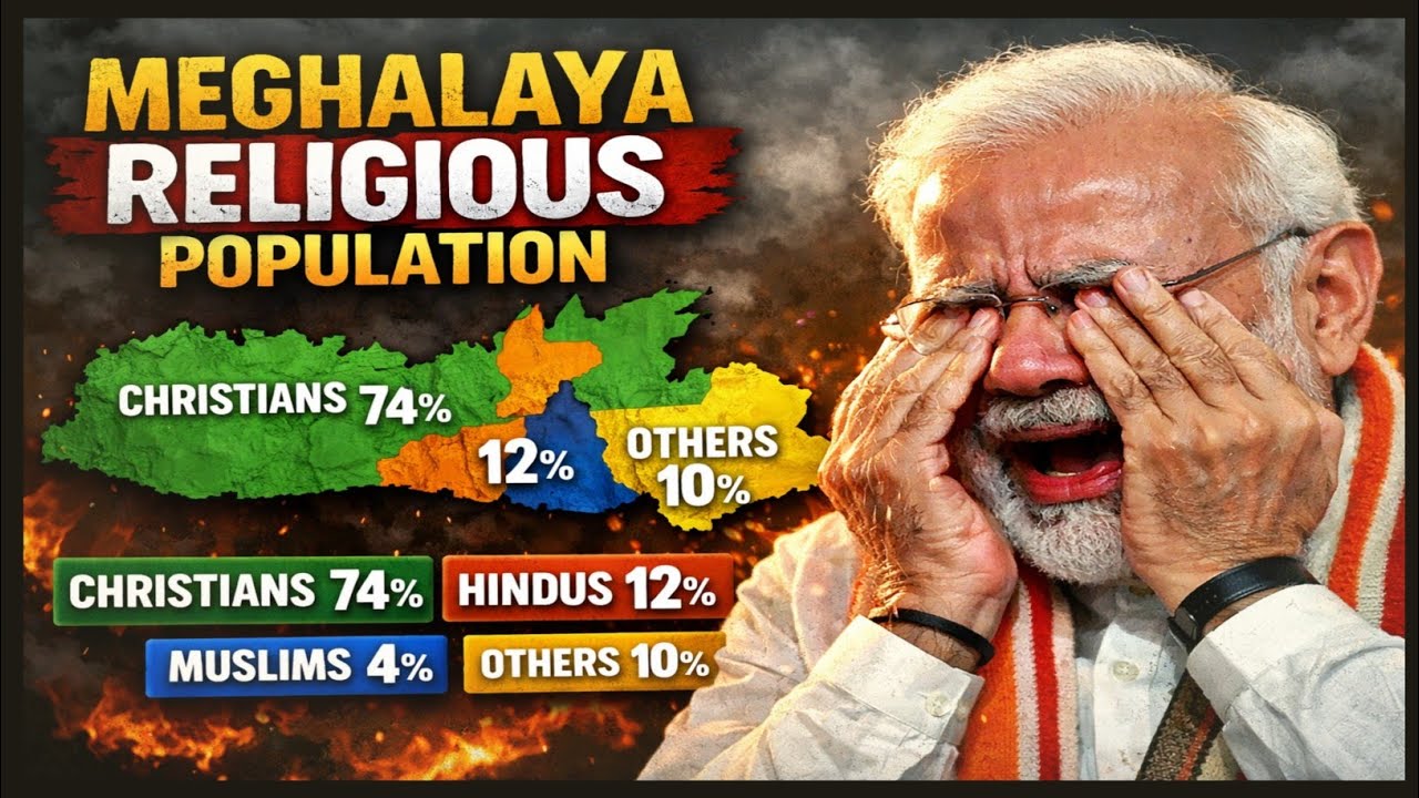 Meghalaya District Wise Religious Population👬 || Main Religion in Meghalaya || ⛪Christian population