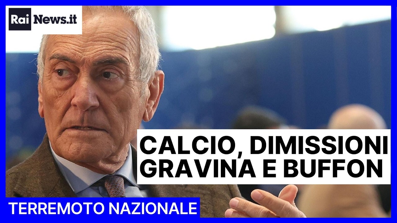 FIGC, Gravina: &ldquo;Tanta amarezza ma le mie dimissioni sono meditate&rdquo;. Rivera: &ldquo;Pronto a succedergli&rdquo;