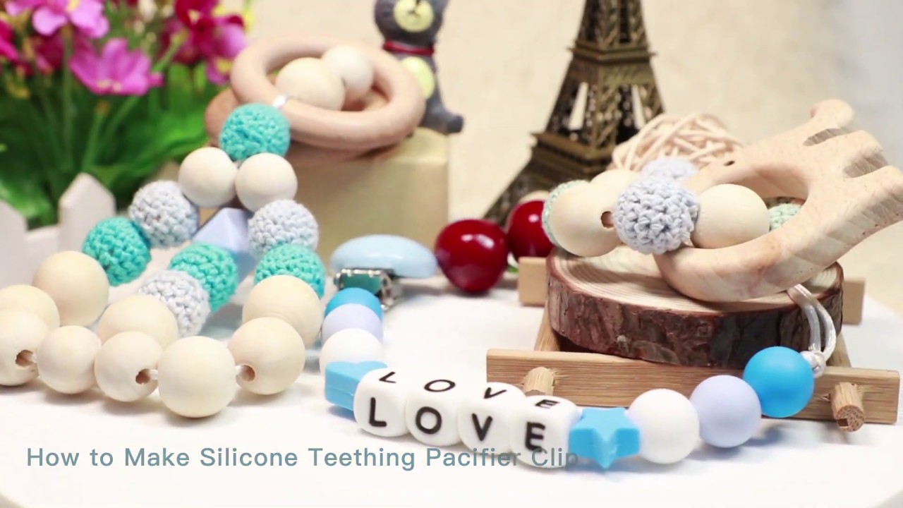 How to Make Silicone Teething Pacifier Clip | MCGMITT