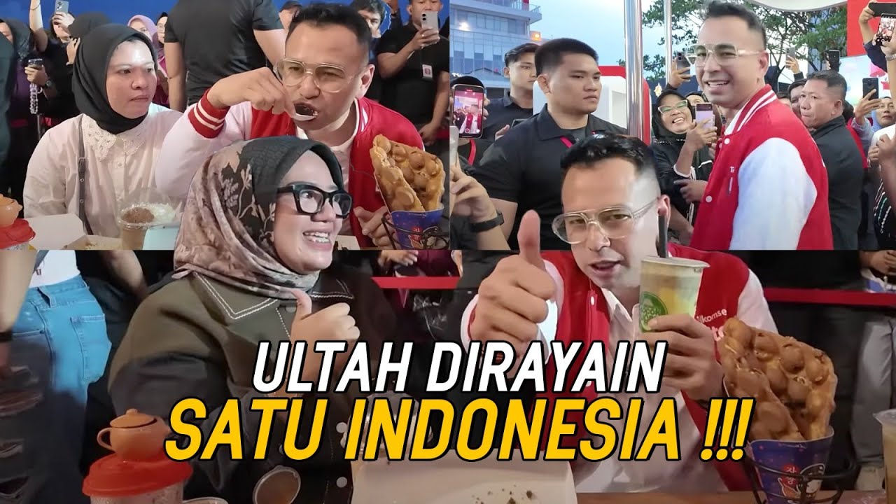 RAFFI TRAKTIR SATU MAKASSAR??!!! RIBUAN ORANG HAPPY…