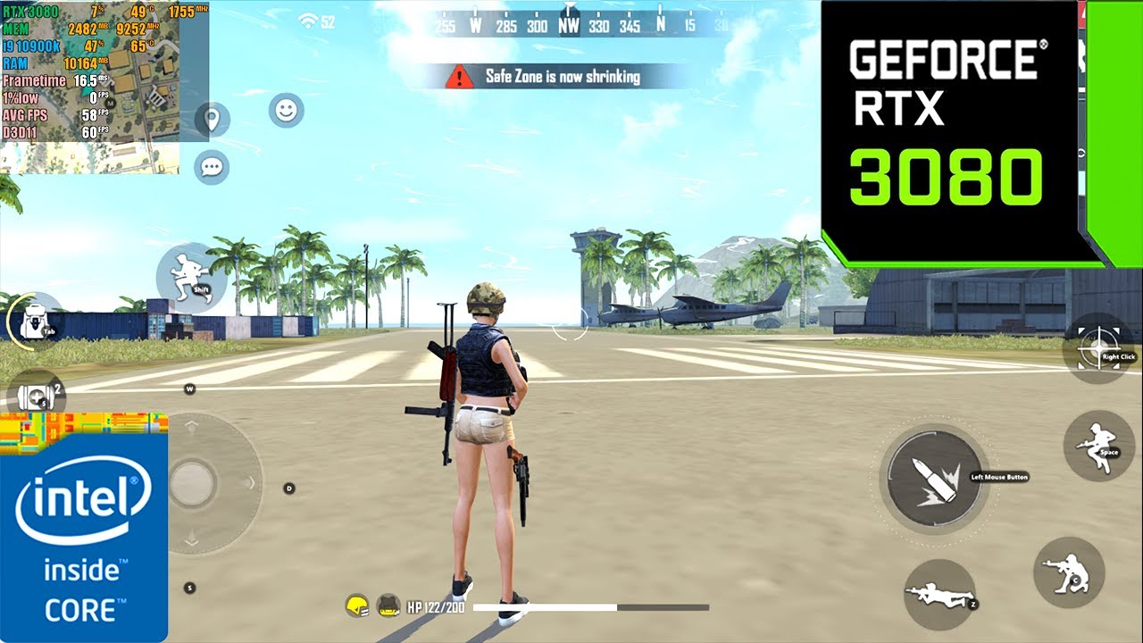 Free Fire : RTX 3080 10GB + i9 10900K ( Maximum Settings )