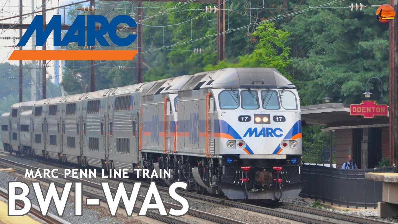 Train Trip Report | MARC Penn Line Train to Washington DC | MJ Aviation