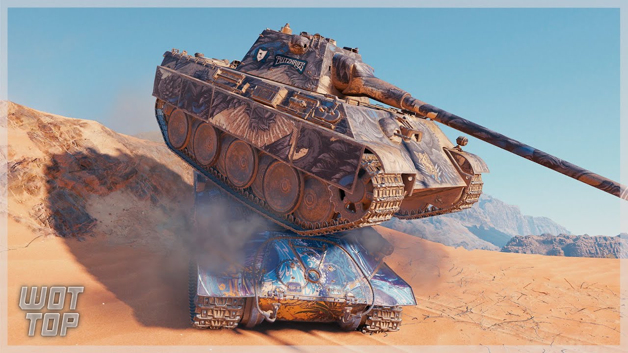 Panther mit 8,8 cm L/71 - 12 ФРАГОВ 6.7K УРОНА - World of Tanks